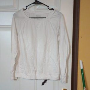 White Old Navy Long Sleeve Top Size Medium